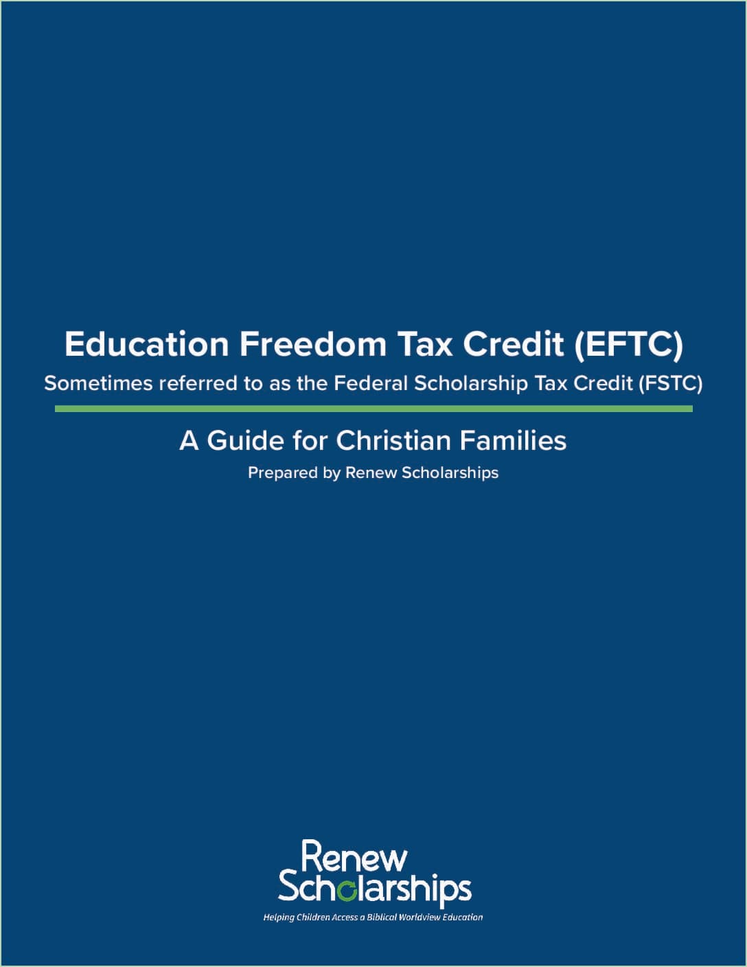Cover of EFTC: A Guide for Christian Families