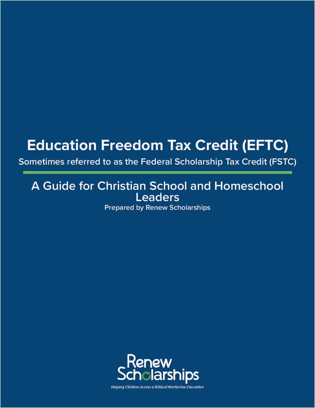 Cover of EFTC: A Guide for Christian School Leaders