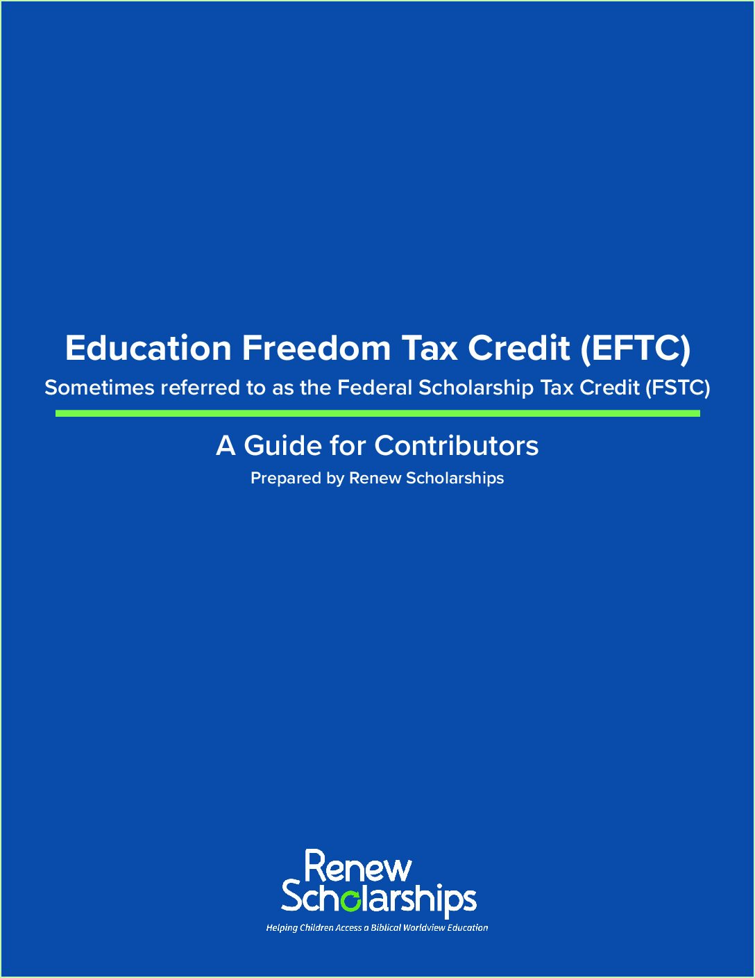 EFTC A Guide for Contributors